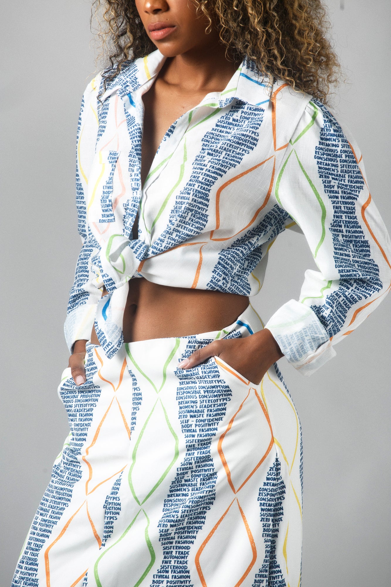 White empowered shirt