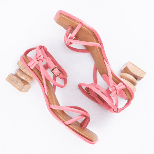 Lorna Wood Heel Fuchsia