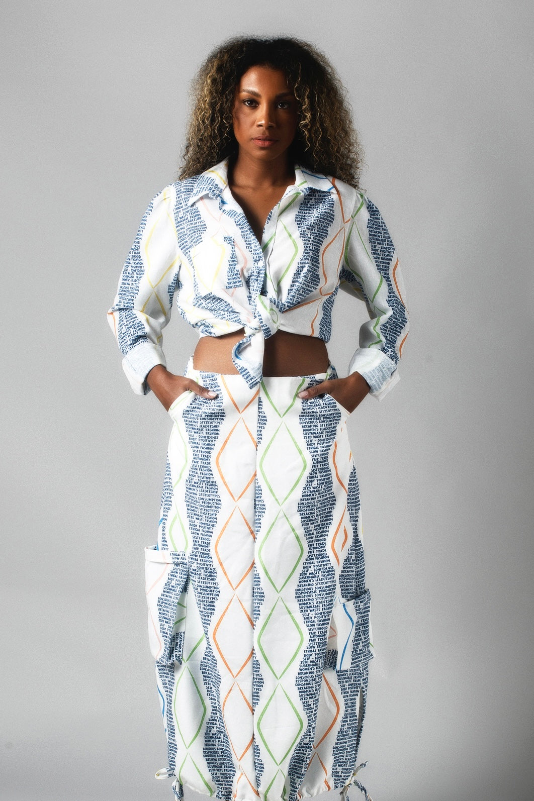 White empowered skirt