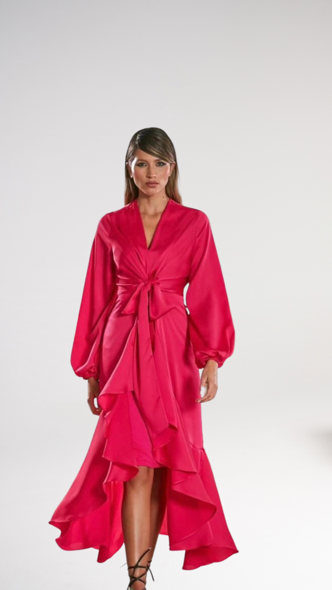 Vestido Fucsia Golas