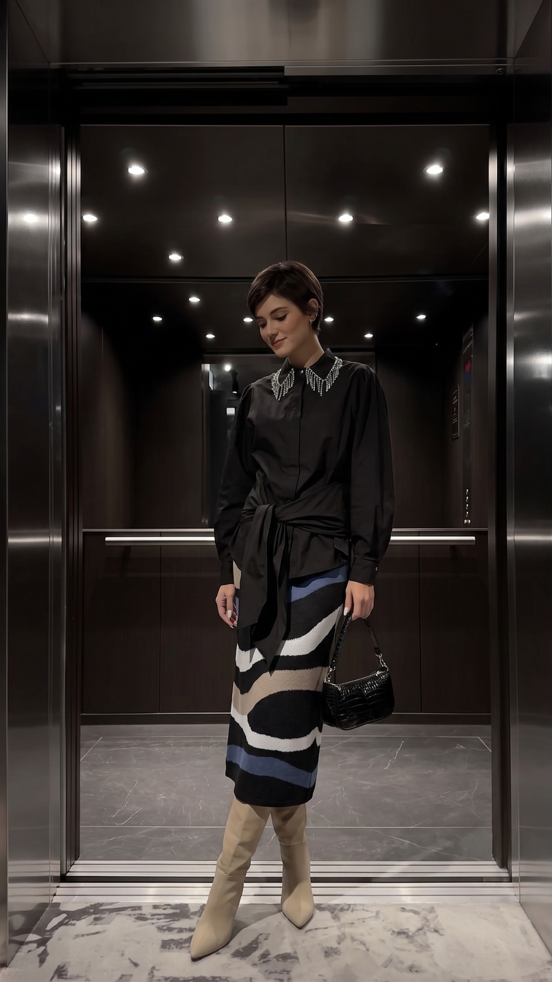 Falda crepúsculo — ANDIAMO CONCEPT · Aguadulce Concept Store Guatemala