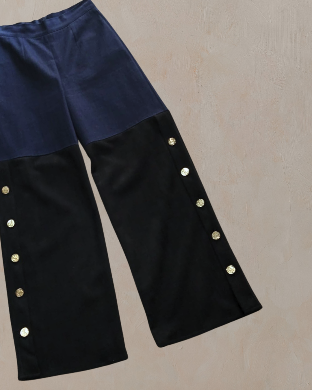 Pantalón doble textura · Estefanía Turbay · diseño latinoamericano