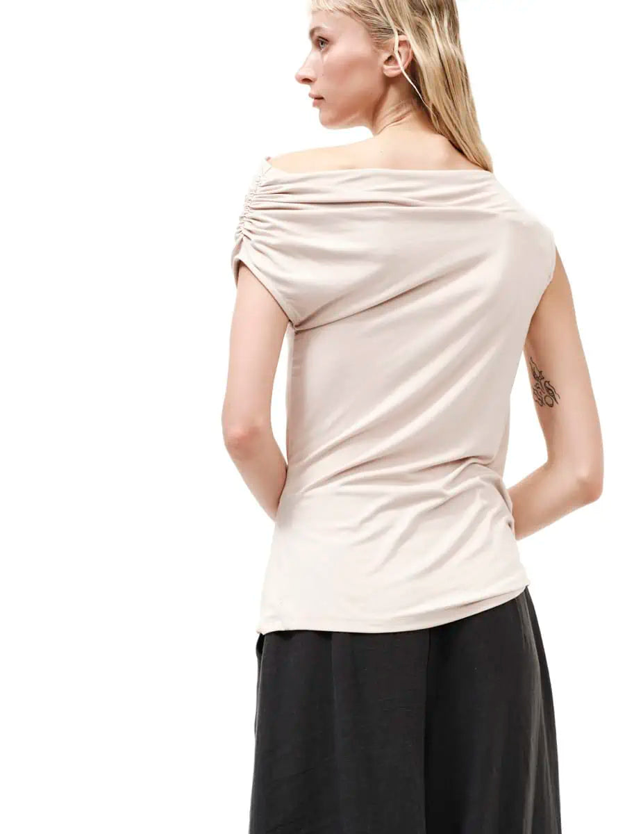 Loose One-Shoulder Top