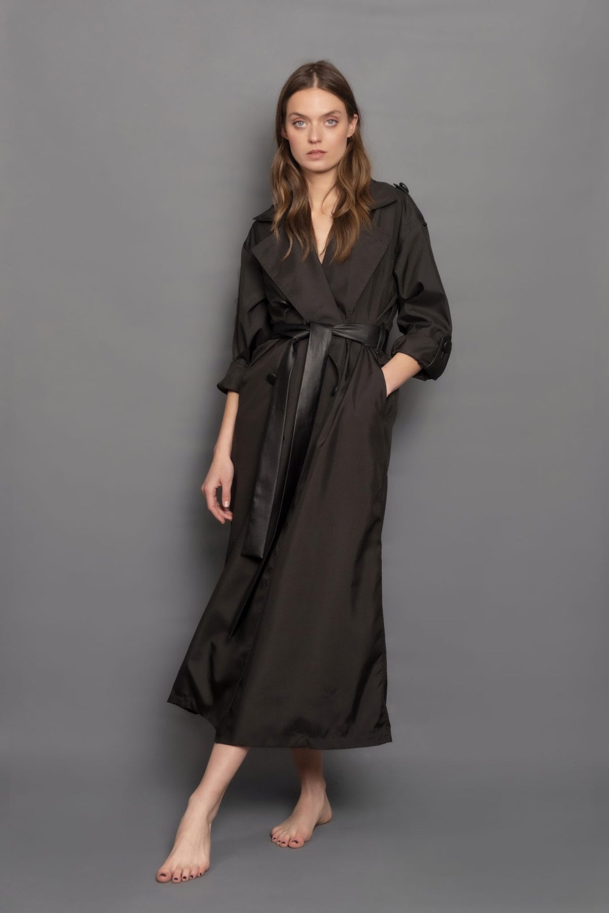 Trench Ivana · Aguadulce · vista 3 · diseño latinoamericano