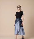 Falda Zoe  doble tono · Alma Clothing · diseño latinoamericano