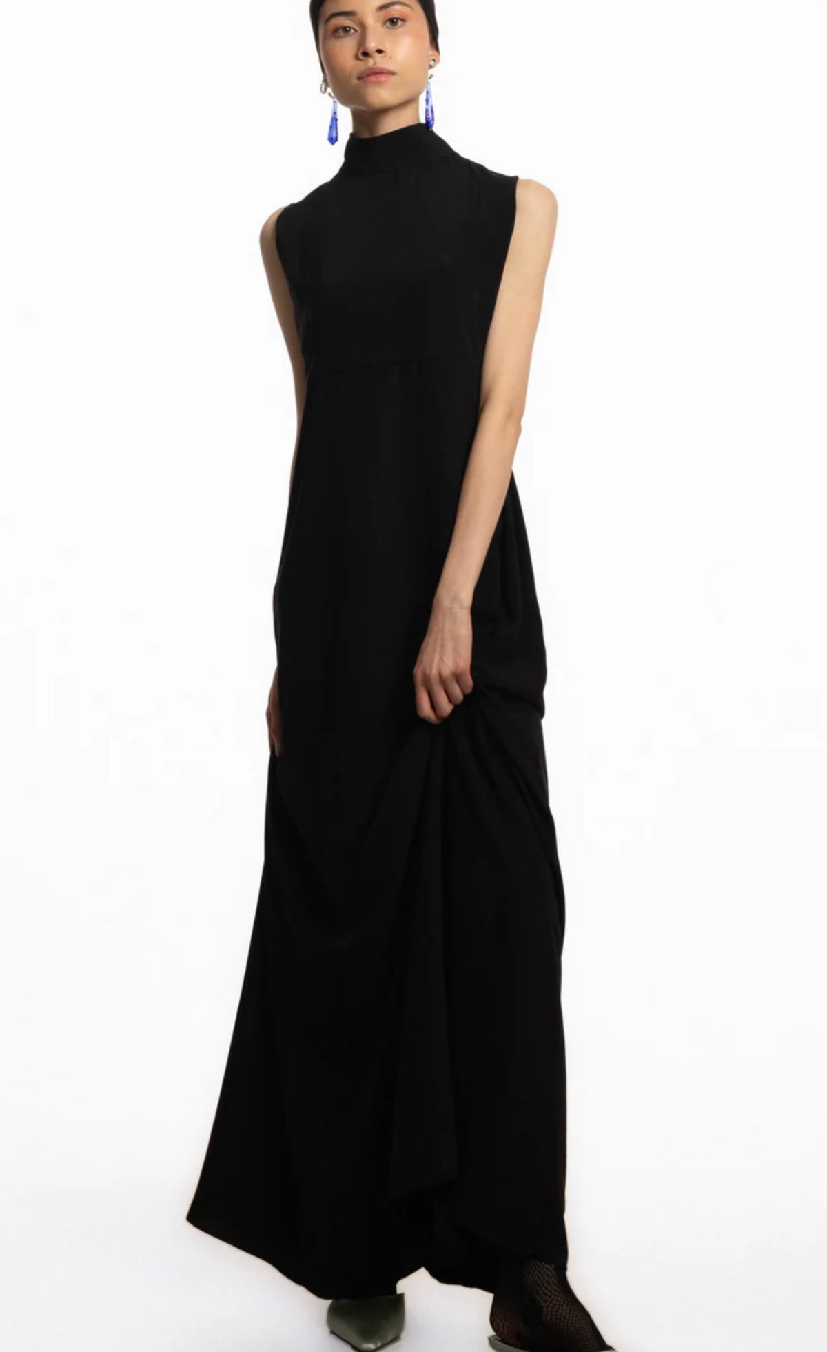 Cala Black dress · Christy Bolívar · diseño latinoamericano