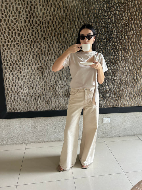Pantalón Ana natural · Elemento · diseño latinoamericano