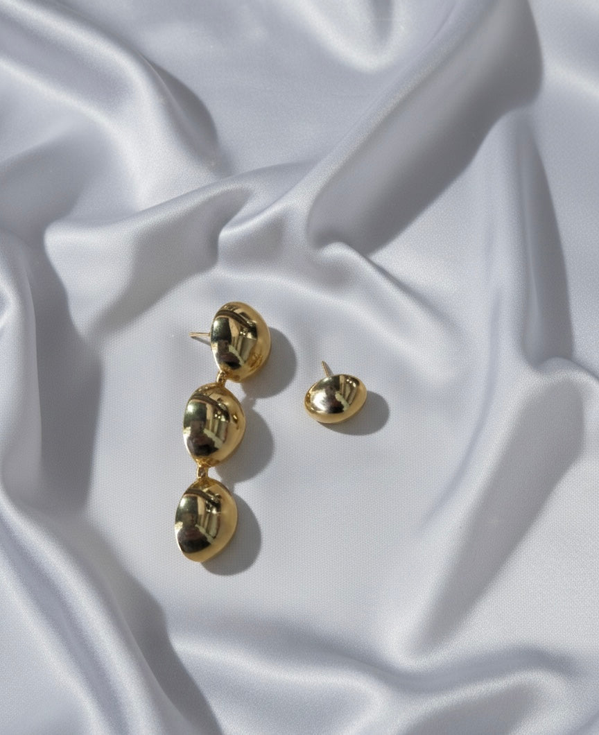 Arete + Ear Cuff Mercedes · Aguadulce · joyería de autor latinoamericano