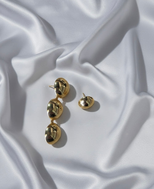 Arete + Ear Cuff Mercedes · Aguadulce · joyería de autor latinoamericano