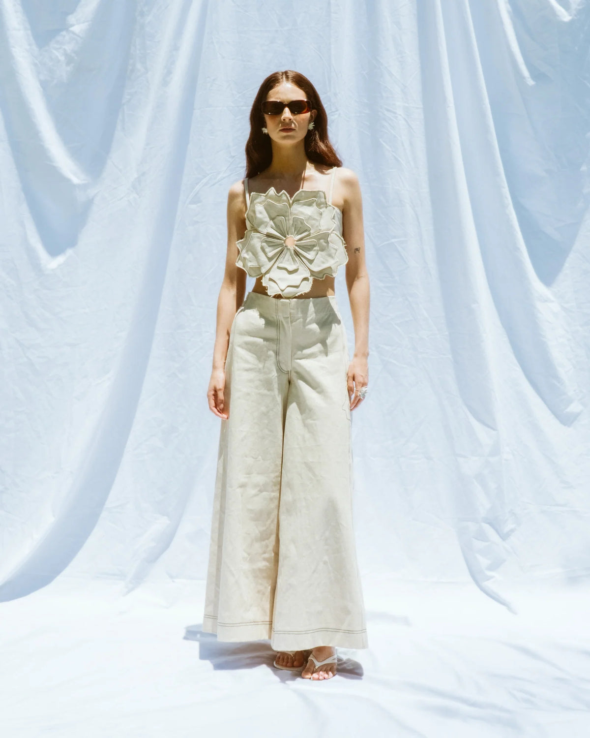 Pantalón Lía Denim IVORY