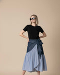 Zoe two-tone skirt