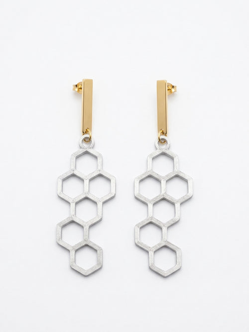 Aretes Mía · Mistica · vista 2 · joyería de autor latinoamericano