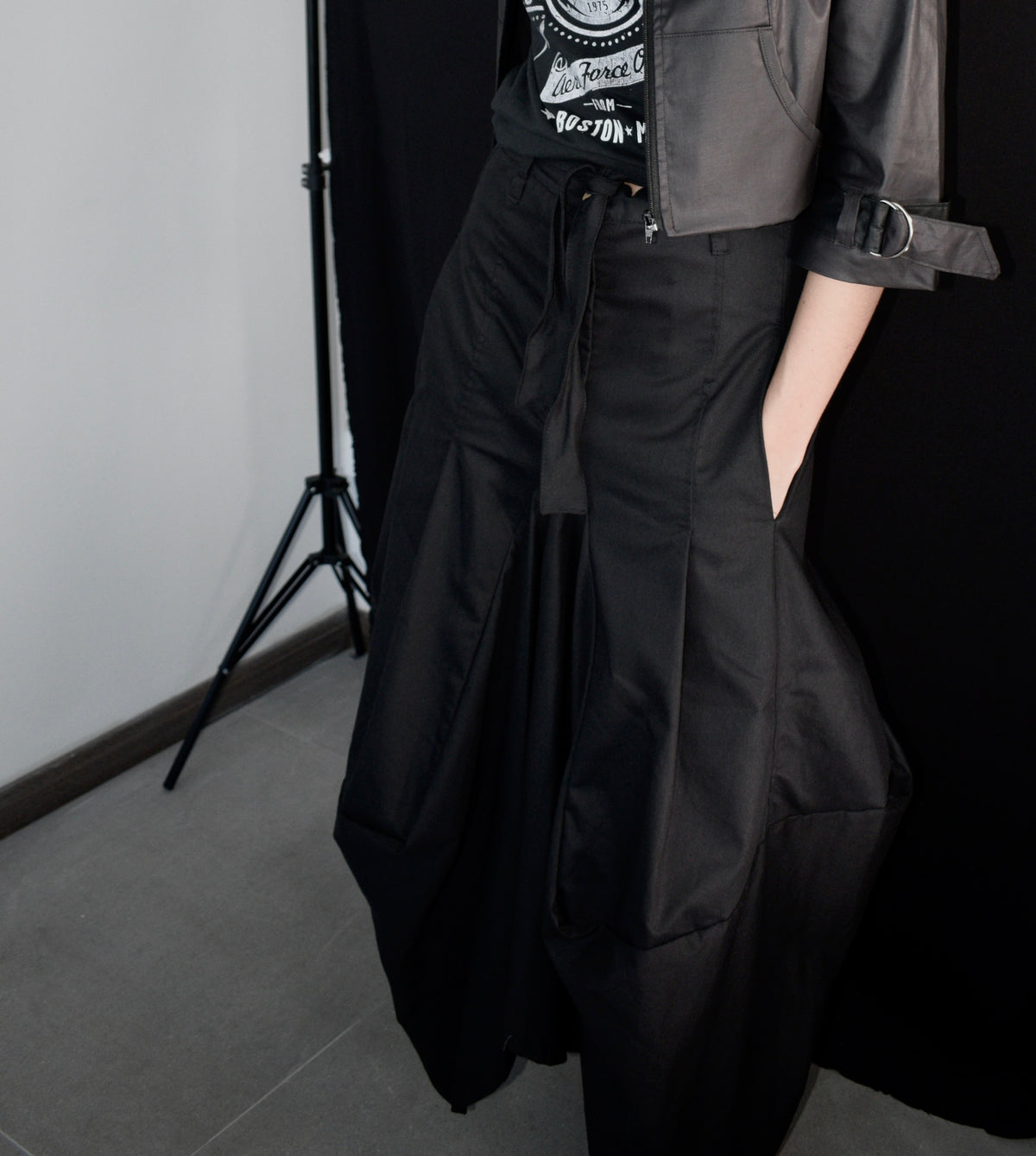 Falda Pantalón Negro · Aguadulce · diseño latinoamericano