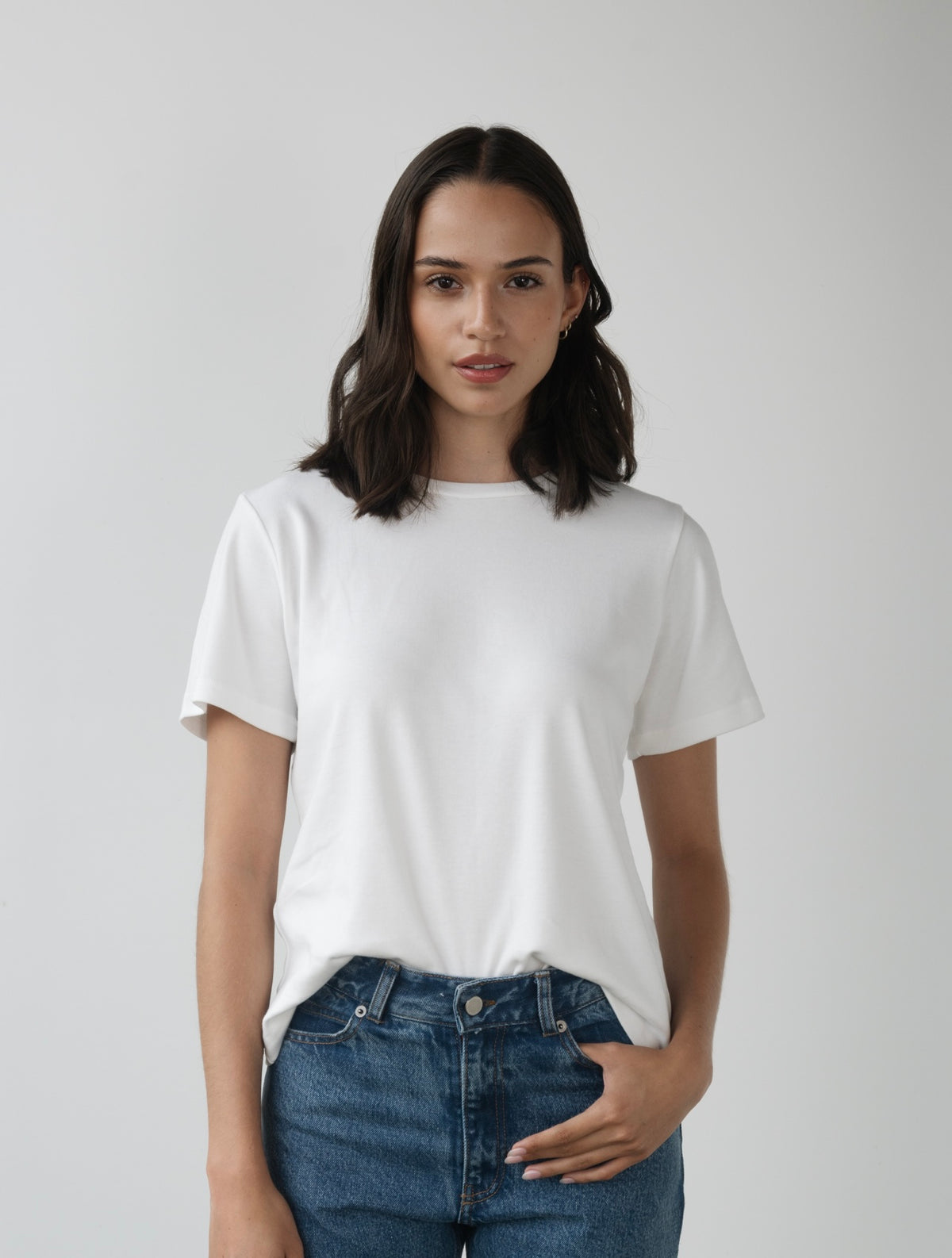 T-shirt María Blanco · Elemento · diseño latinoamericano