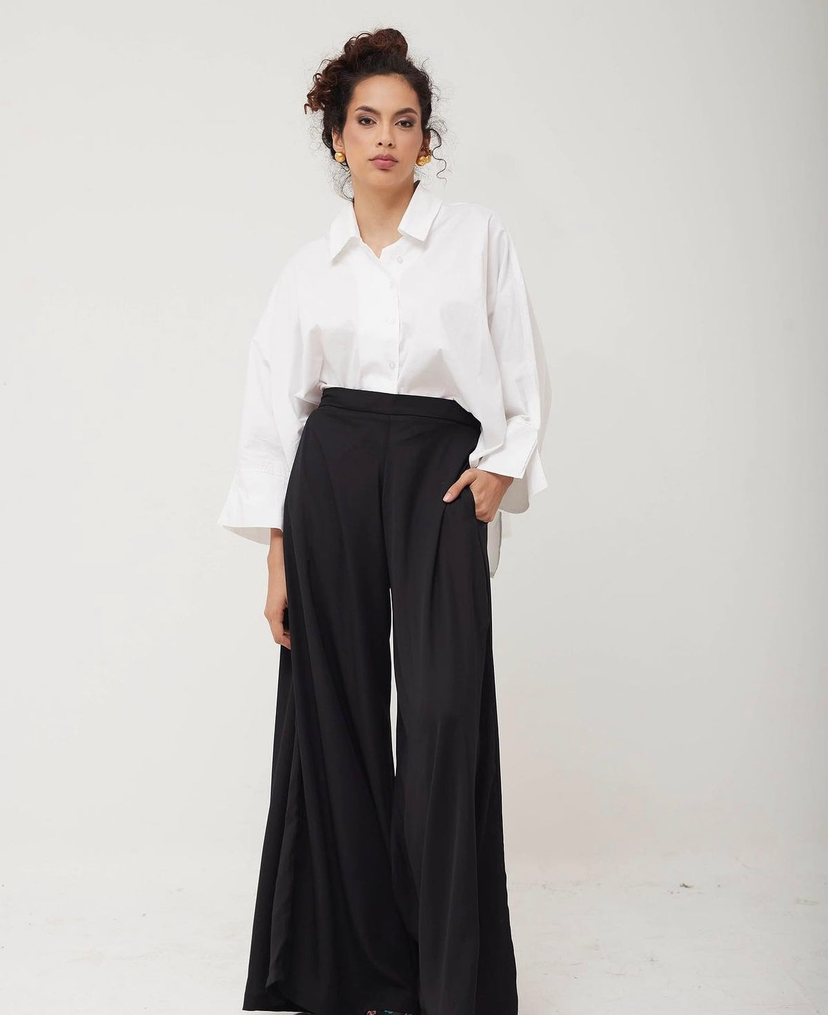 Pantalón Sofia con textura · Aguadulce · diseño latinoamericano