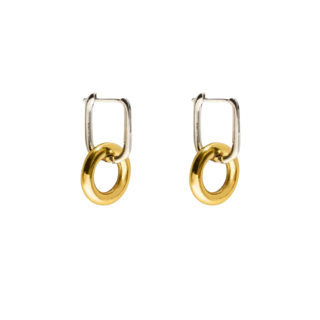 Silver lusi hoops