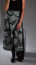 Green butterfly skirt