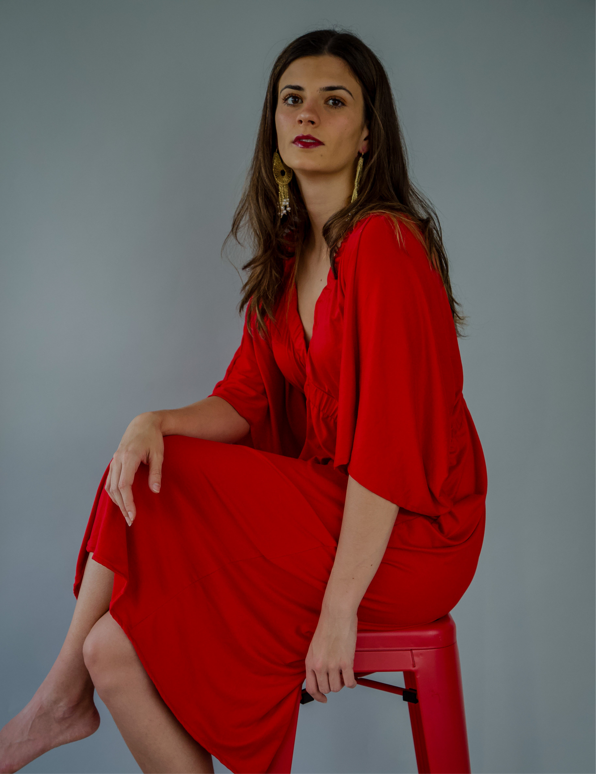 VESTIDO ANIKA · Alma Clothing · vista 3 · diseño latinoamericano