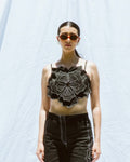 Margarita Top Denim azabache