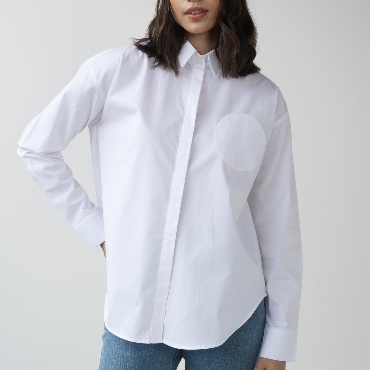 Camisa Sofía blanco · Elemento · vista 2 · diseño latinoamericano