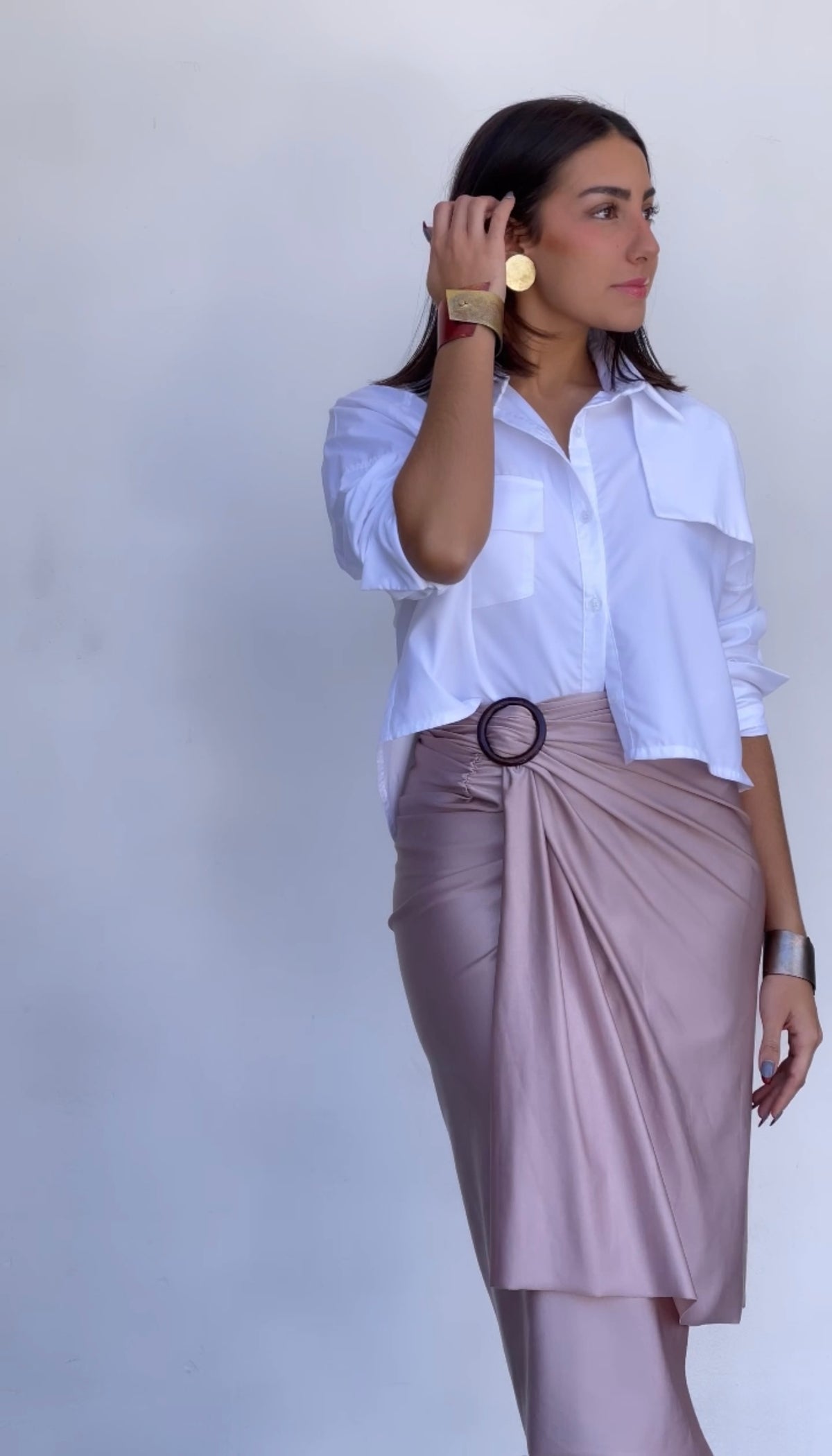 Falda Ursula · Aguadulce · vista 2 · diseño latinoamericano