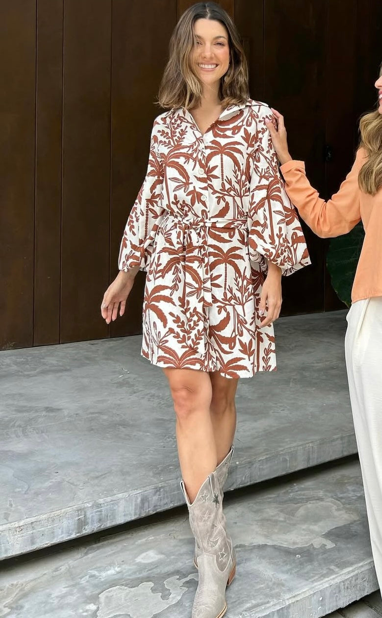 Vestido Palmeras · Paragraf · diseño latinoamericano