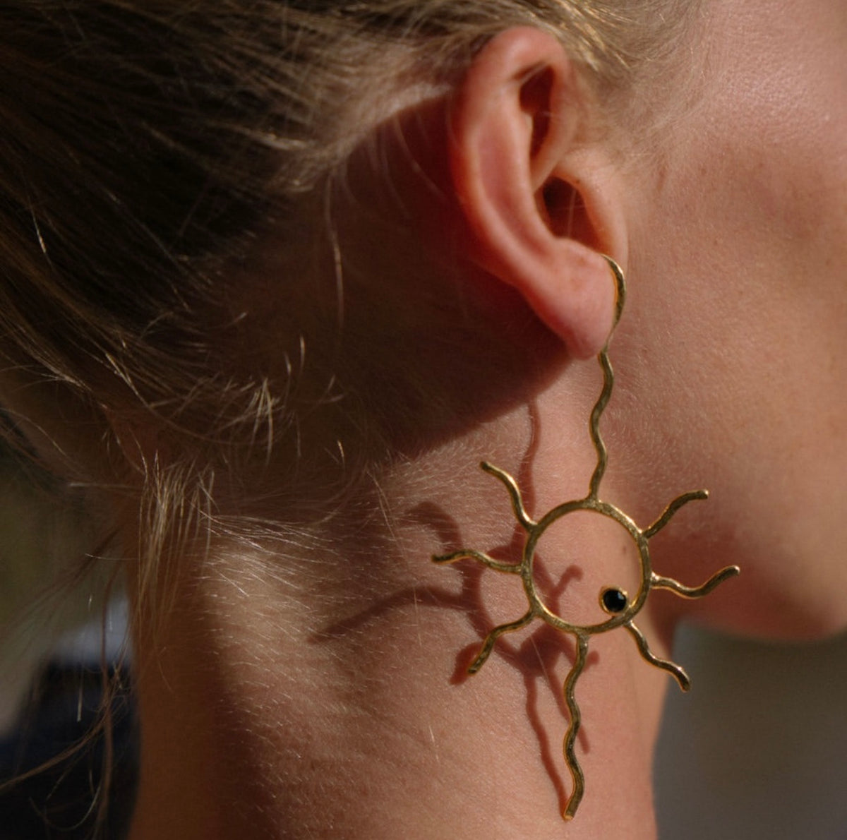 SUN EARRINGS · Moonset · joyería de autor latinoamericano