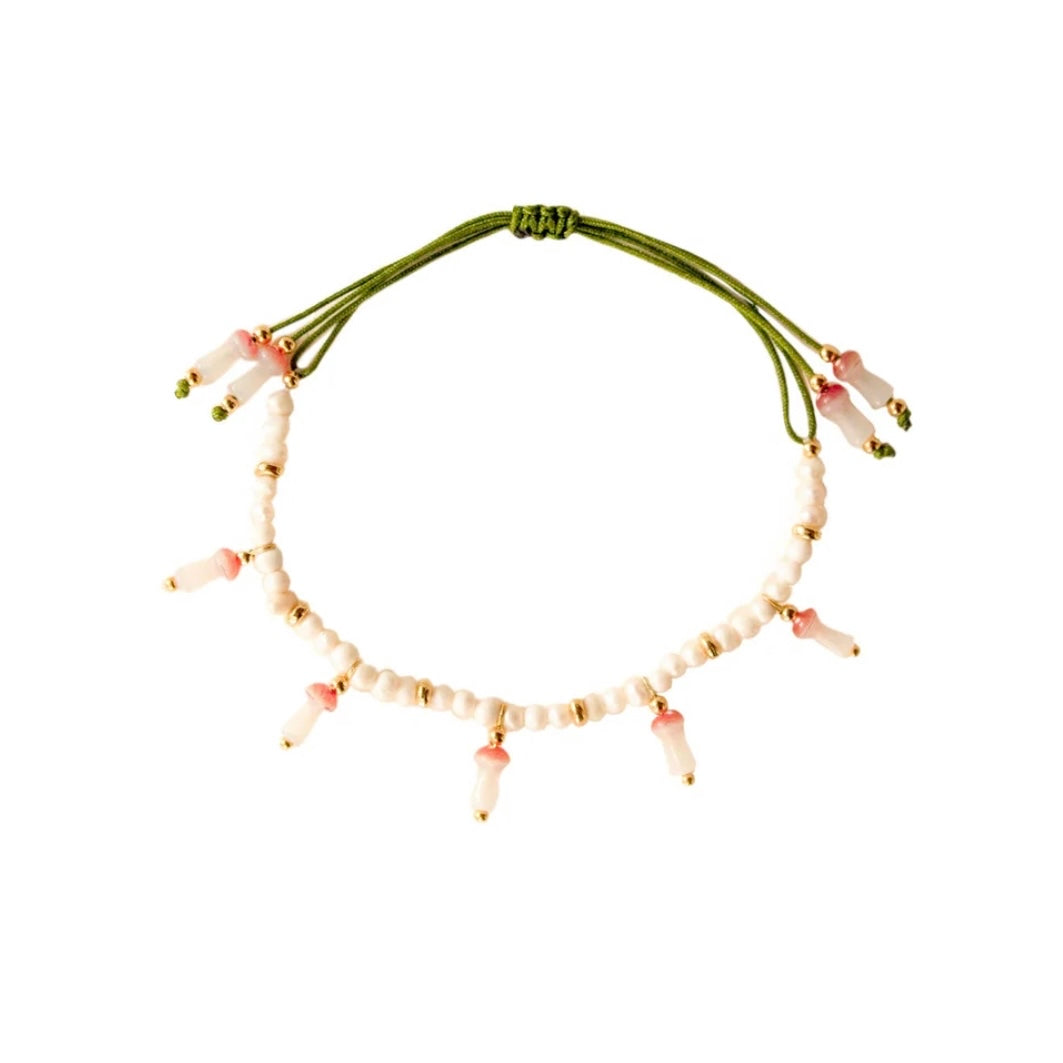 Bosk fung bracelet · Pajaro limon · joyería de autor latinoamericano