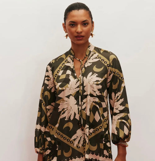 Blusa Bliss cuello v · Cacay · vista 2 · diseño latinoamericano