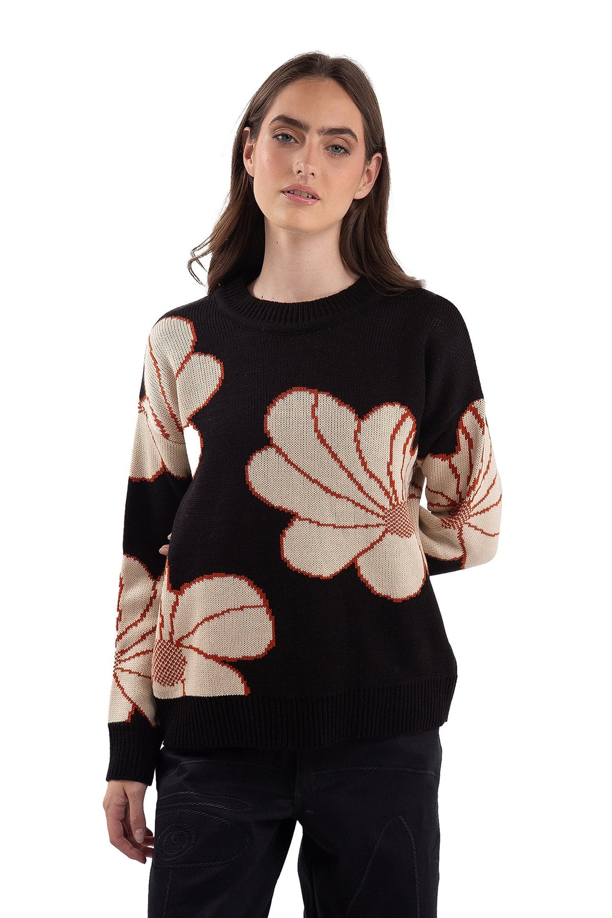 curarSE black crewneck · Tutantú · vista 2 · diseño latinoamericano