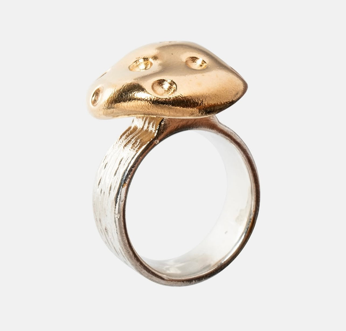 MUSHROOM RING · Moonset · vista 3 · joyería de autor latinoamericano