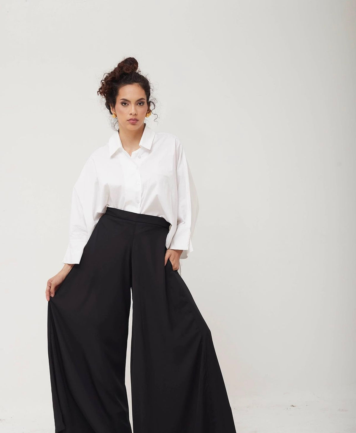 Pantalón Sofia con textura · Aguadulce · vista 2 · diseño latinoamericano