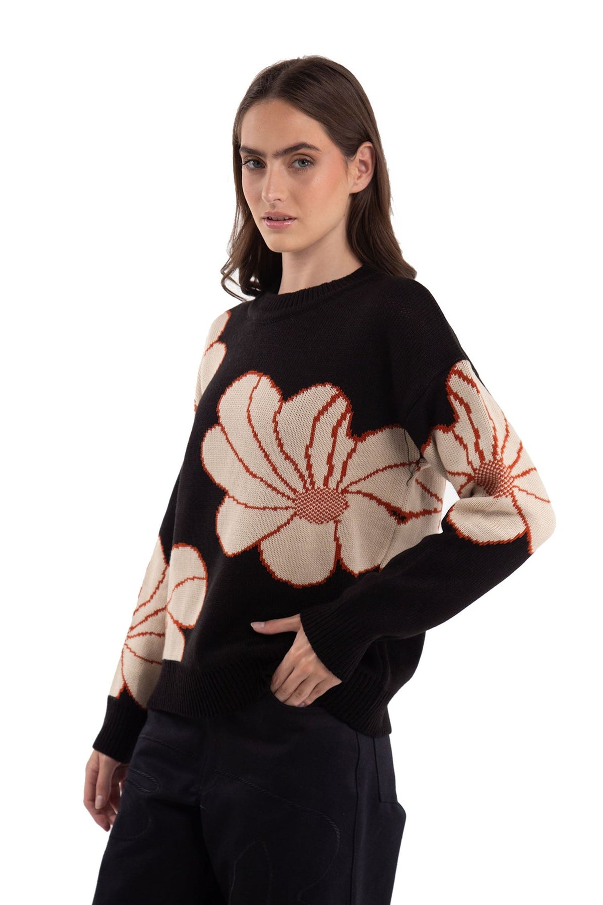 curarSE black crewneck · Tutantú · diseño latinoamericano