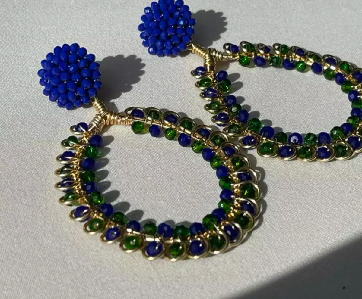 Fayri blue · Aguadulce · vista 2 · joyería de autor latinoamericano
