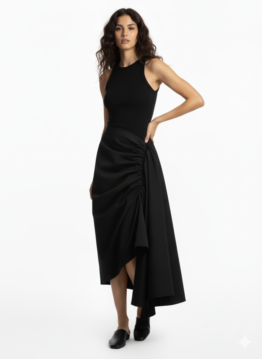 Narciso skirt · Christy Bolívar · vista 3 · diseño latinoamericano