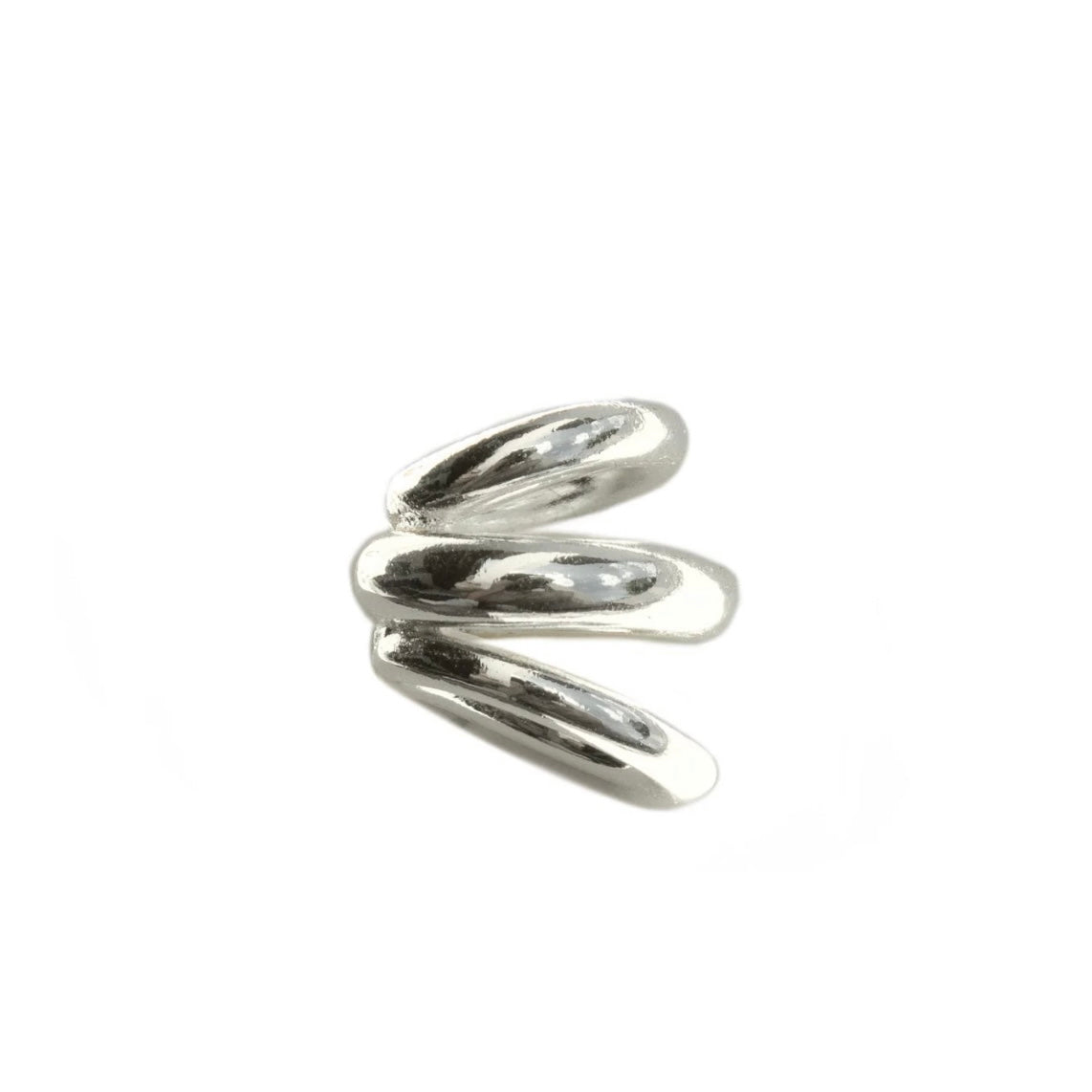 Silver eless Ear cuff