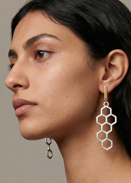 Aretes Mía · Mistica · joyería de autor latinoamericano