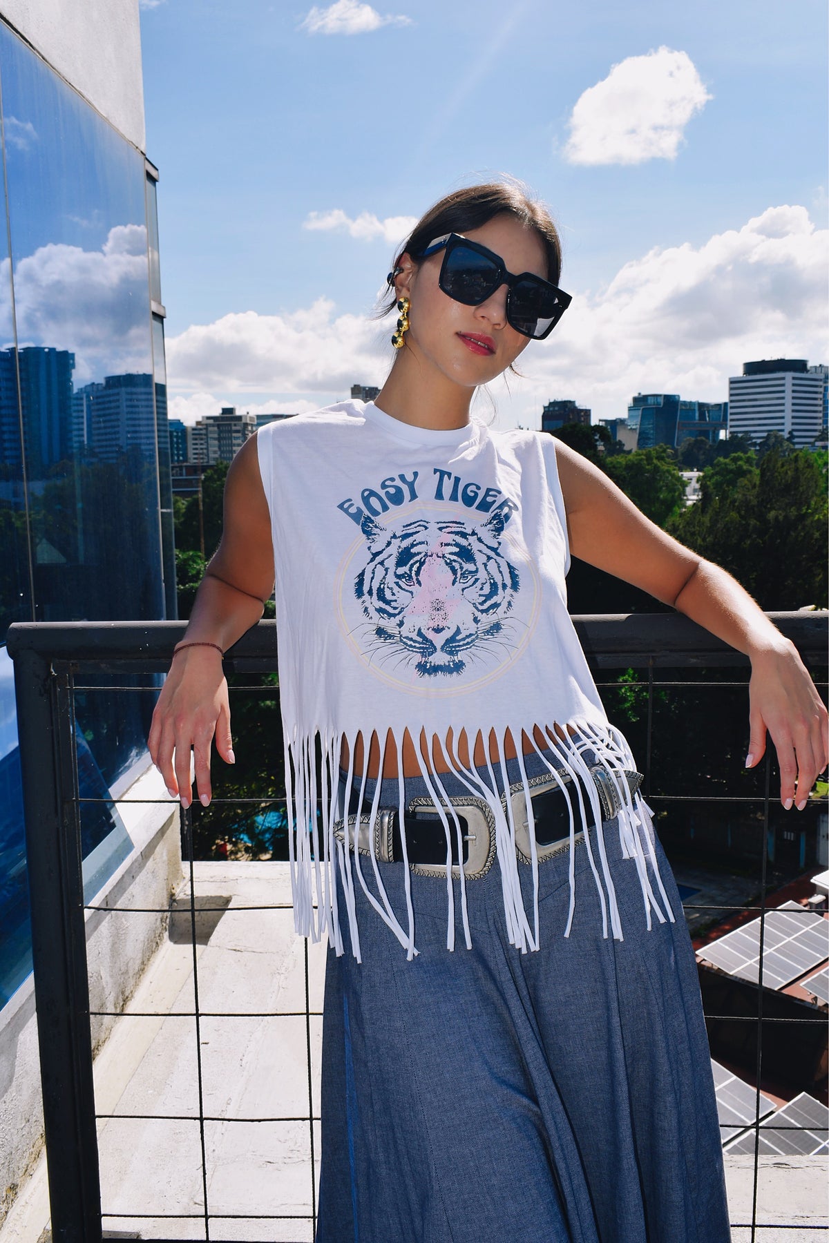 Falda Denim Nat · Aguadulce · vista 3 · diseño latinoamericano