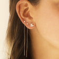 Silver biba studs