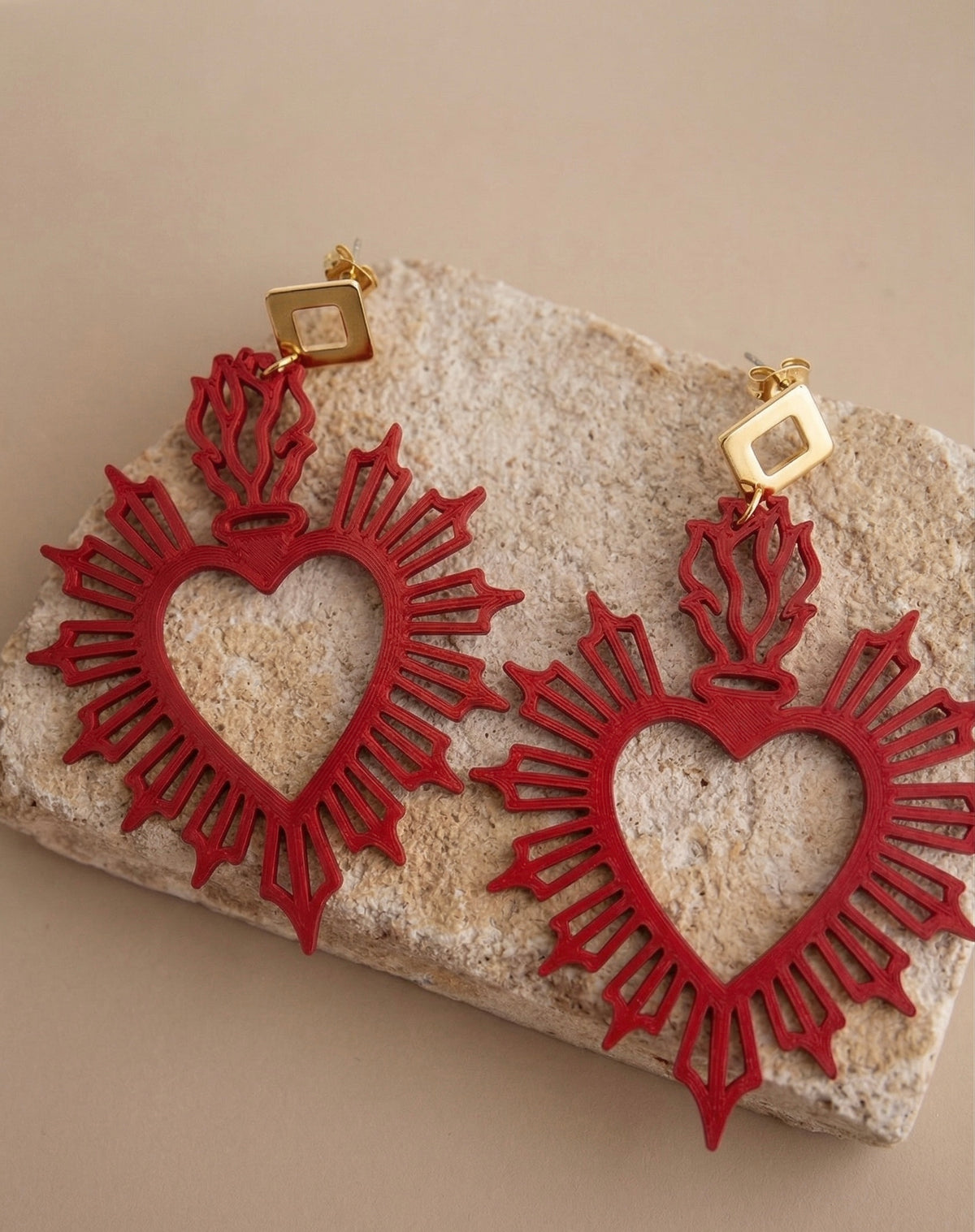 Aretes Alena · Mistica · vista 2 · joyería de autor latinoamericano