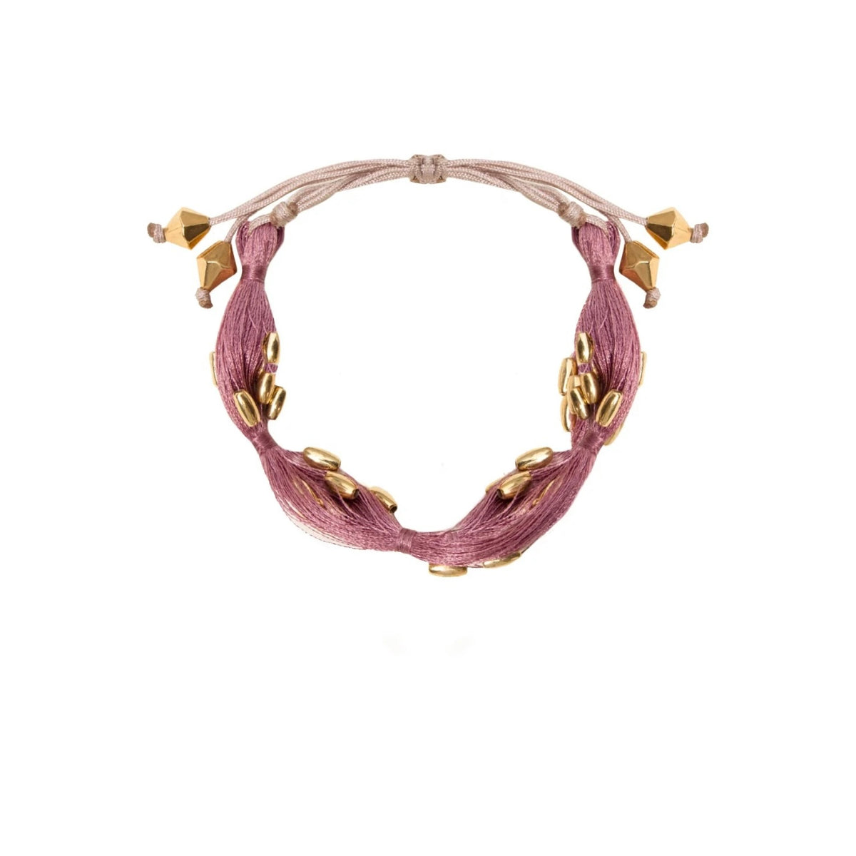 Pink bracelet siara · Pájaro Limón · joyería de autor latinoamericano