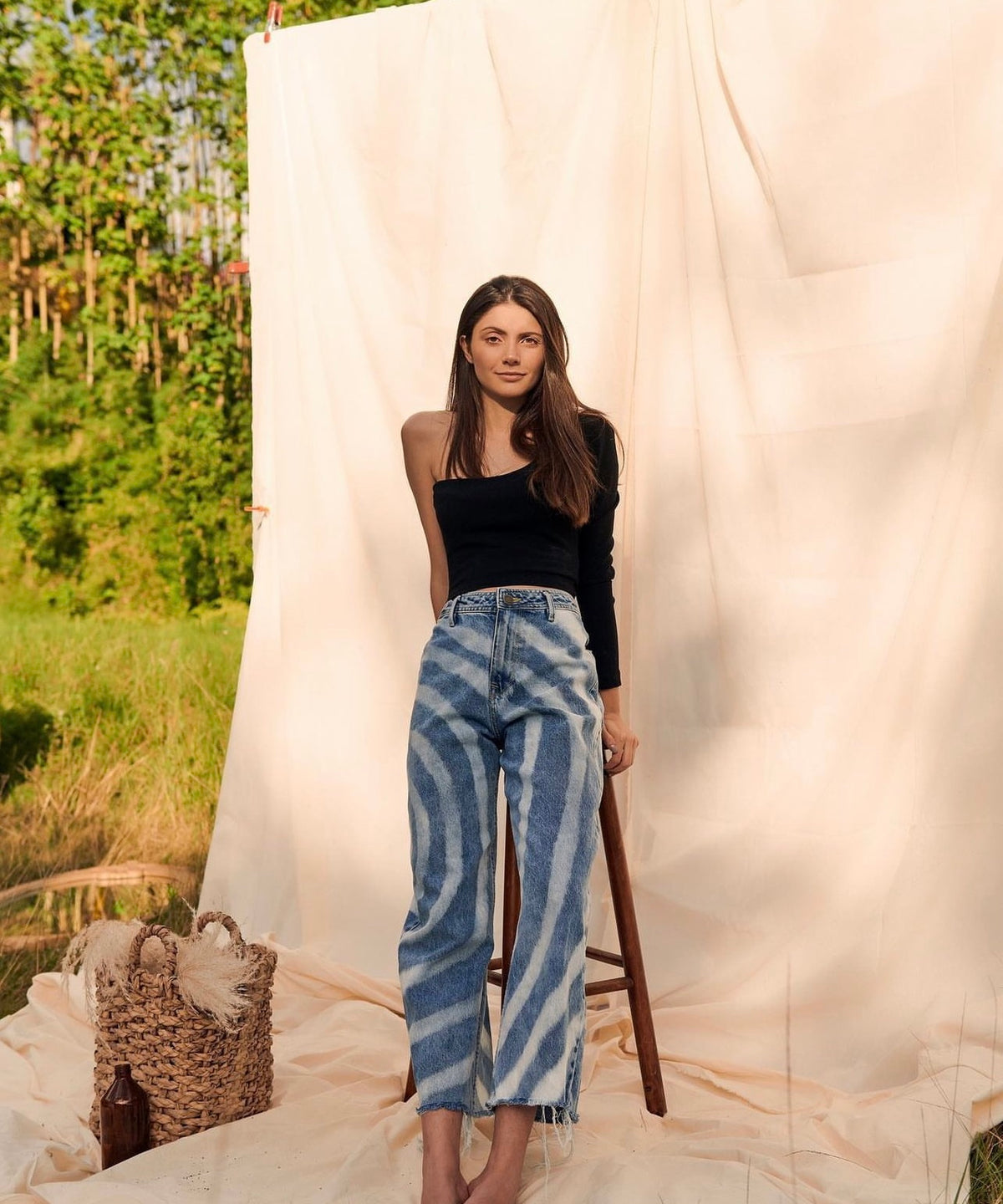 Denim espiral · Tutantú · diseño latinoamericano