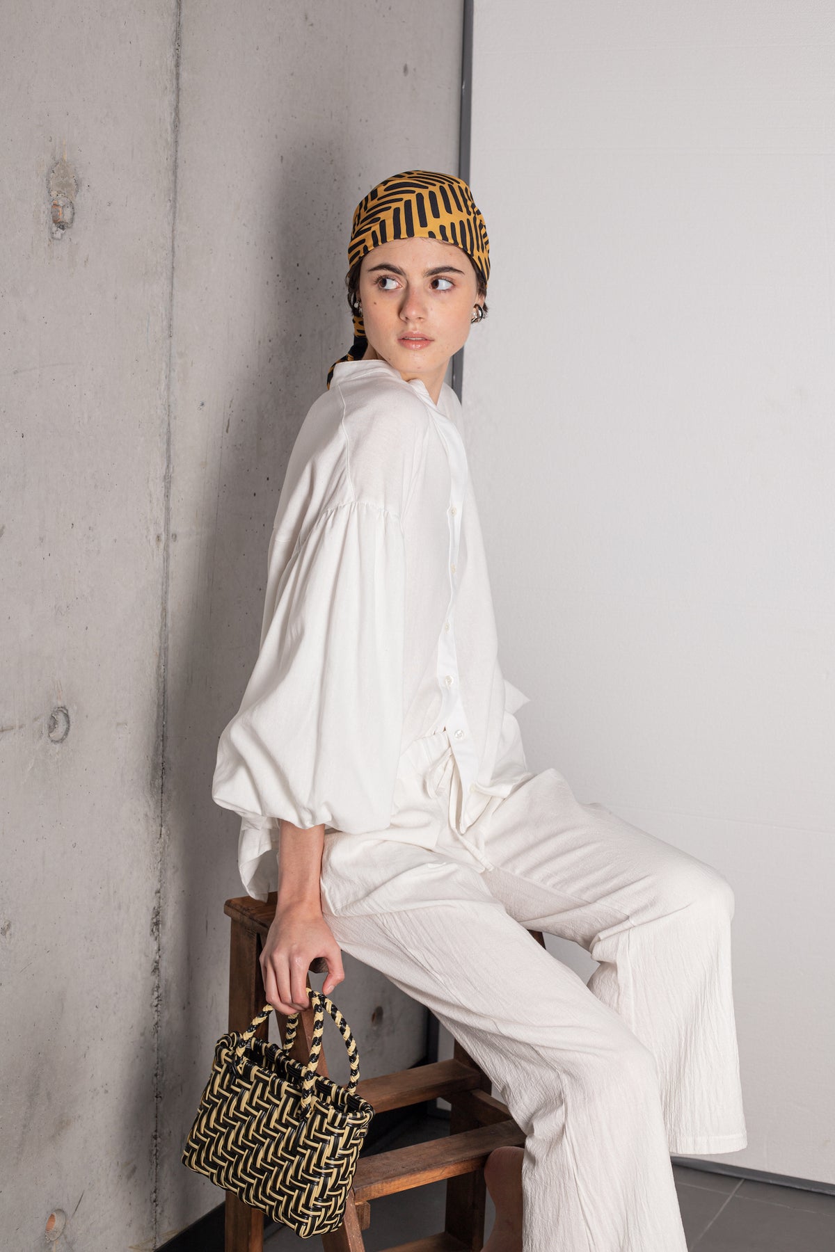 NAWA LINO SHIRT WHITE · Aguadulce · diseño latinoamericano
